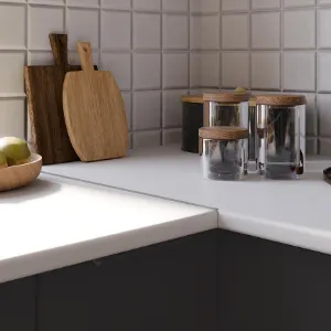 Obrazek Szafka Kuchenna Aria-Bl/Wh Anti Fingerprint 50gu-36 1f