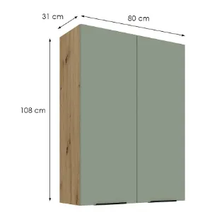 Obrazek Szafka Kuchenna Aria-Sa/Ar Anti Fingerprint 80g-108 2f