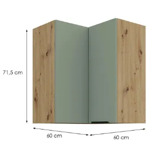 Obrazek Szafka Kuchenna Aria-Sa/Ar Anti Fingerprint 60x60 Gn-72 2f (90°)