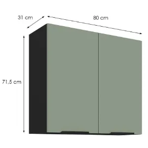 Obrazek Szafka Kuchenna Aria-Sa/Bl Anti Fingerprint 80g-72 2f