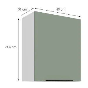 Obrazek Szafka Kuchenna Aria-Sa/Wh Anti Fingerprint 60g-72 1f