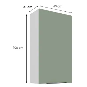 Obrazek Szafka Kuchenna Aria-Sa/Wh Anti Fingerprint 60g-108 1f