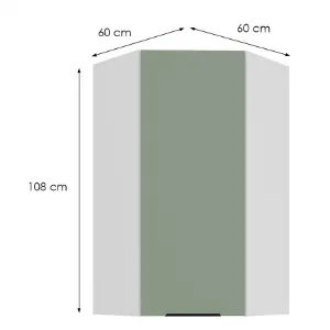 Obrazek Szafka Kuchenna Aria-Sa/Wh Anti Fingerprint 60x60 Gn-108 1f (45°)
