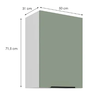 Obrazek Szafka Kuchenna Aria-Sa/Wh Anti Fingerprint 50g-72 1f