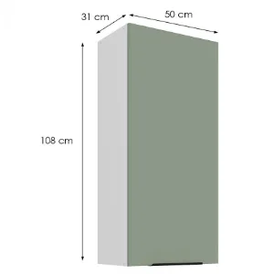 Obrazek Szafka Kuchenna Aria-Sa/Wh Anti Fingerprint 50g-108 1f