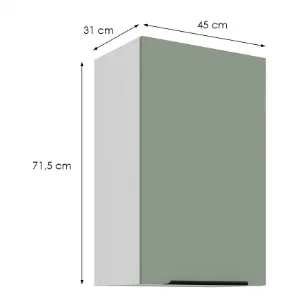 Obrazek Szafka Kuchenna Aria-Sa/Wh Anti Fingerprint 45g-72 1f