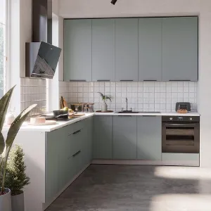 Obrazek Szafka Kuchenna Aria-Sa/Wh Anti Fingerprint 45g-108 1f