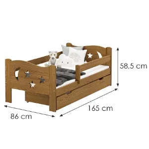 Obrazek Łóżko Mikołaj 80/160 Dąb