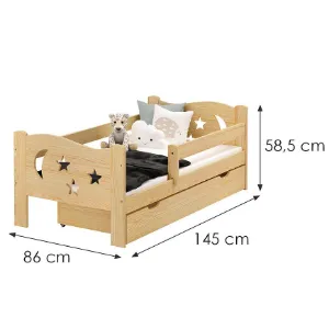 Obrazek Łóżko Mikołaj 80/140 Sosna