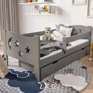 Obrazek Łóżko Mikołaj 80/140 Mat Szary