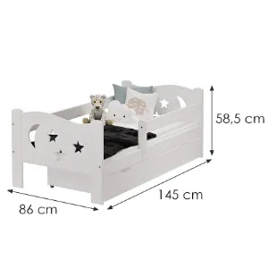 Obrazek Łóżko Mikołaj 80/140 Biały