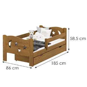 Obrazek Łóżko Mikołaj 80/180 Dąb