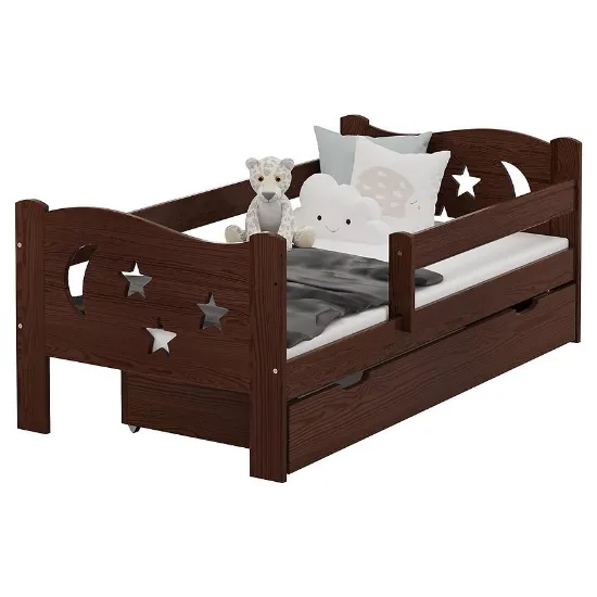 Obrazek Łóżko Mikołaj 80/180 Orzech