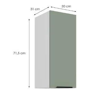 Obrazek Szafka Kuchenna Aria-Sa/Wh Anti Fingerprint 30g-72 1f