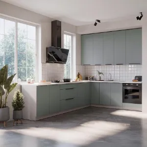 Obrazek Szafka Kuchenna Aria-Sa/Wh Anti Fingerprint 30g-72 1f