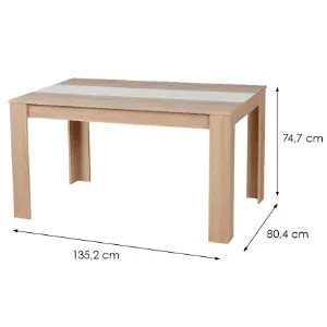 Obrazek Stół Domus 135x80 sonoma 11014771