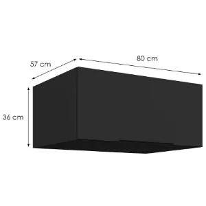 Obrazek Szafka Kuchenna Aria-Bl/Bl Anti Fingerprint 80 Nagu-36 1f