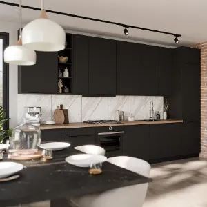 Obrazek Szafka Kuchenna Aria-Bl/Bl Anti Fingerprint 80g-72 2f