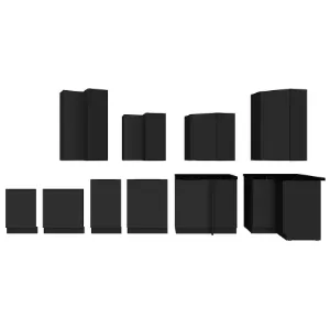 Obrazek Szafka Kuchenna Aria-Bl/Bl Anti Fingerprint 80g-108 2f