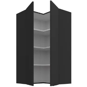 Obrazek Szafka Kuchenna Aria-Bl/Bl Anti Fingerprint 60x60 Gn-108 2f (90°)