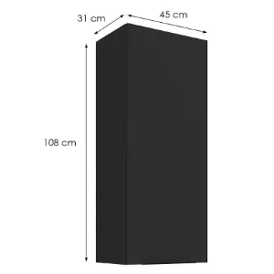 Obrazek Szafka Kuchenna Aria-Bl/Bl Anti Fingerprint 45g-108 1f
