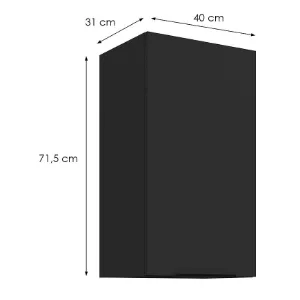 Obrazek Szafka Kuchenna Aria-Bl/Bl Anti Fingerprint 40g-72 1f