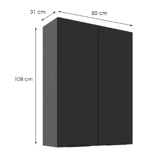 Obrazek Szafka Kuchenna Aria-Bl/Ant Anti Fingerprint 80g-108 2f