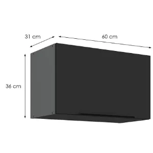 Obrazek Szafka Kuchenna Aria-Bl/Ant Anti Fingerprint 60gu-36 1f