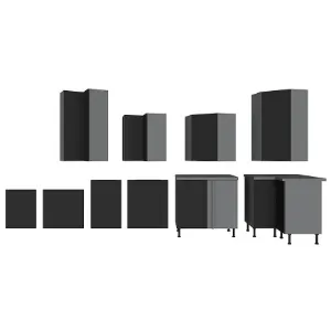 Obrazek Szafka Kuchenna Aria-Bl/Ant Anti Fingerprint 60gu-36 1f