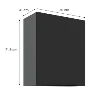 Obrazek Szafka Kuchenna Aria-Bl/Ant Anti Fingerprint 60g-72 1f