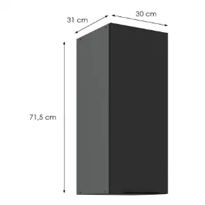 Obrazek Szafka Kuchenna Aria-Bl/Ant Anti Fingerprint 30g-72 1f