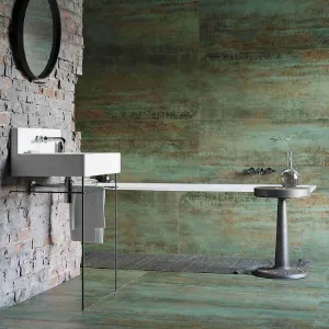 Obrazek Grunge Turquoise 60/120