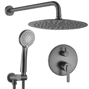 Obrazek Zestaw natryskowy podtynkowy Rea Ontario tytan + BOX