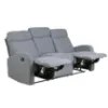 Obrazek Sofa Sophie 3S szara z funkcją relax
