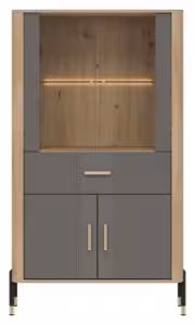 Obrazek Witryna niska Dante DT12 szary