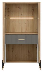 Obrazek Witryna niska Dante DT12 szary