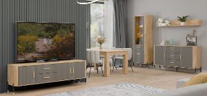 Obrazek Szafka RTV Dante DT02 szary