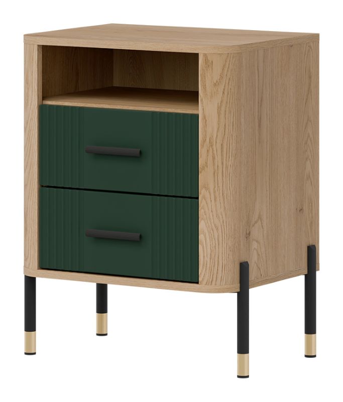 Szafka nocna Dante DT 22 zielony