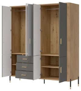 Obrazek Szafa Dante DT17 szary