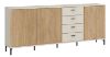 Obrazek Komoda trzydrzwiowa z szufladami 3D4S Mosano LUSK103