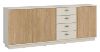 Obrazek Komoda trzydrzwiowa z szufladami 3D4S Mosano LUSK103