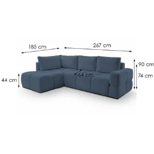 Obrazek Narożnik z funkcją spania Taremi Vinci 88 uniwersalny