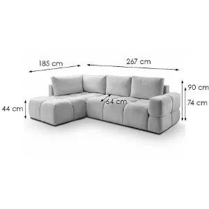 Obrazek Narożnik z funkcją spania Taremi Vinci 07 uniwersalny