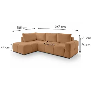 Obrazek Narożnik z funkcją spania Taremi Vinci 42 uniwersalny