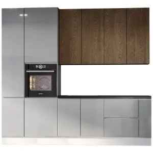 Obrazek Kuchnia Luxeo 260 Cm Lakier Grey/Blatic Set 7