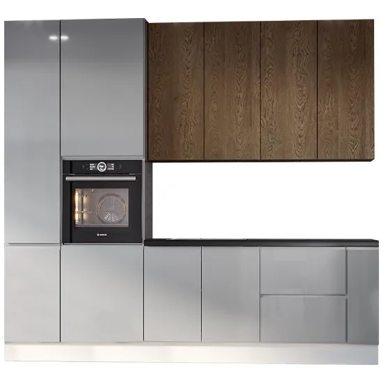 Obrazek Kuchnia Luxeo 260 Cm Lakier Grey/Blatic Set 7