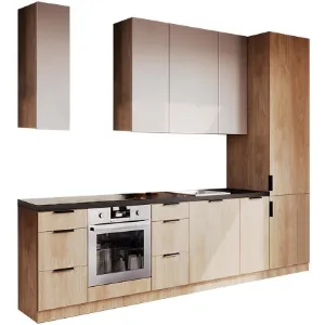 Obrazek Kuchnia Luxeo 305 Cm  Dąb Puccini/Beige Set 9