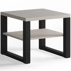 Obrazek Ława Mona 600+ półka kaszmir/czarny