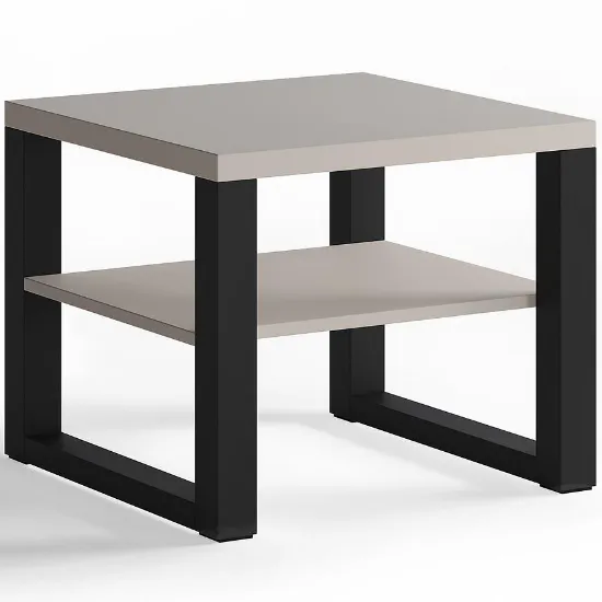 Obrazek Ława Mona 600+ półka kaszmir/czarny