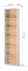 Obrazek Regał wąski Woow WO-05 szampański/dąb vincenza bielona